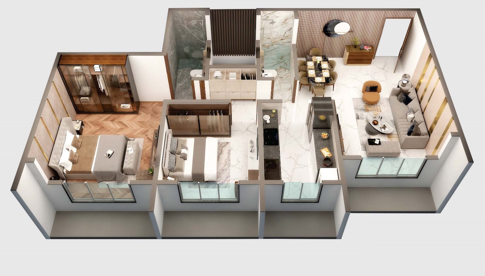 Floor Plan of 711 Ayodhya at Mira Road (East)